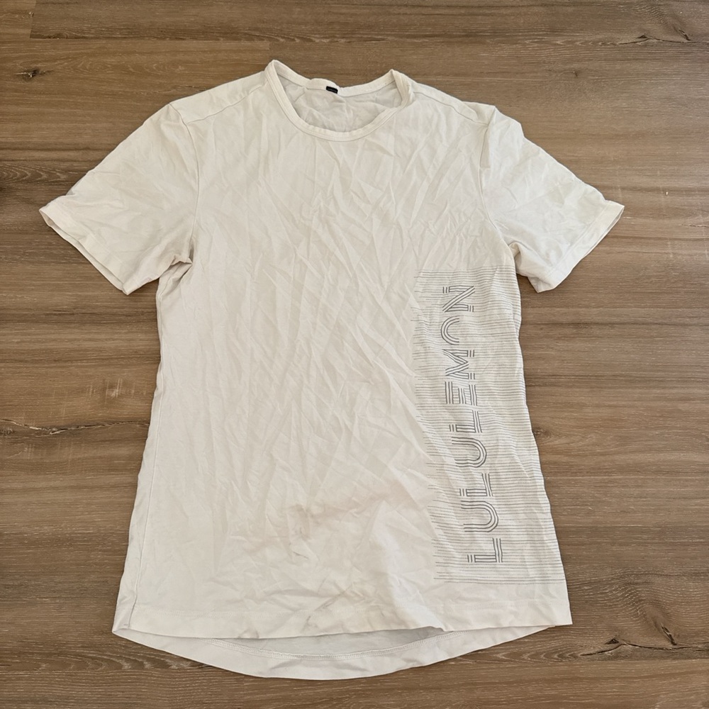 lululemon athletica Cream Short Sleeve Tee